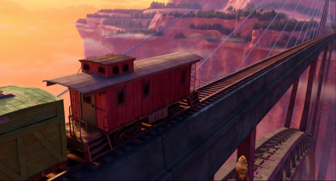 &quot;The Mile High Bridge&quot; procedural 3D model (Houdini) The Garfield Movie