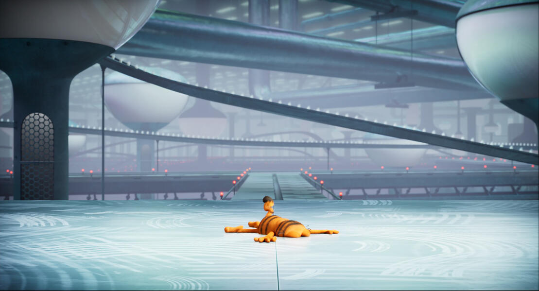 &quot;Lactose Factory&quot; 3D set extension The Garfield Movie